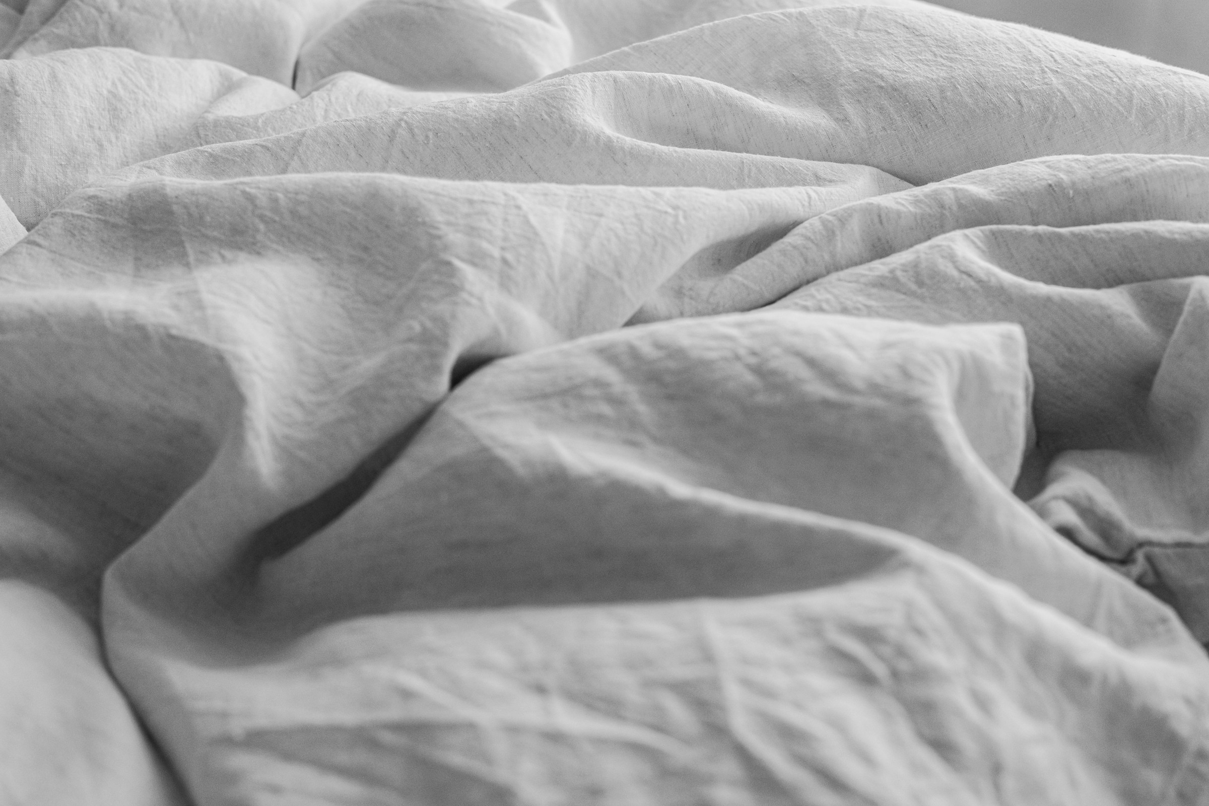 Tissu lin blanc en gros plan